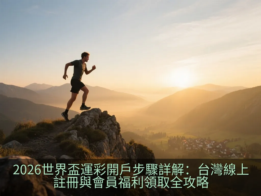 2026世界盃運彩開戶步驟詳解：台灣線上註冊與會員福利領取全攻略